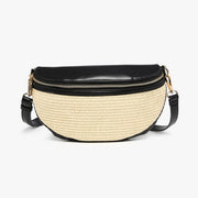Nevaeh Black Straw Sling