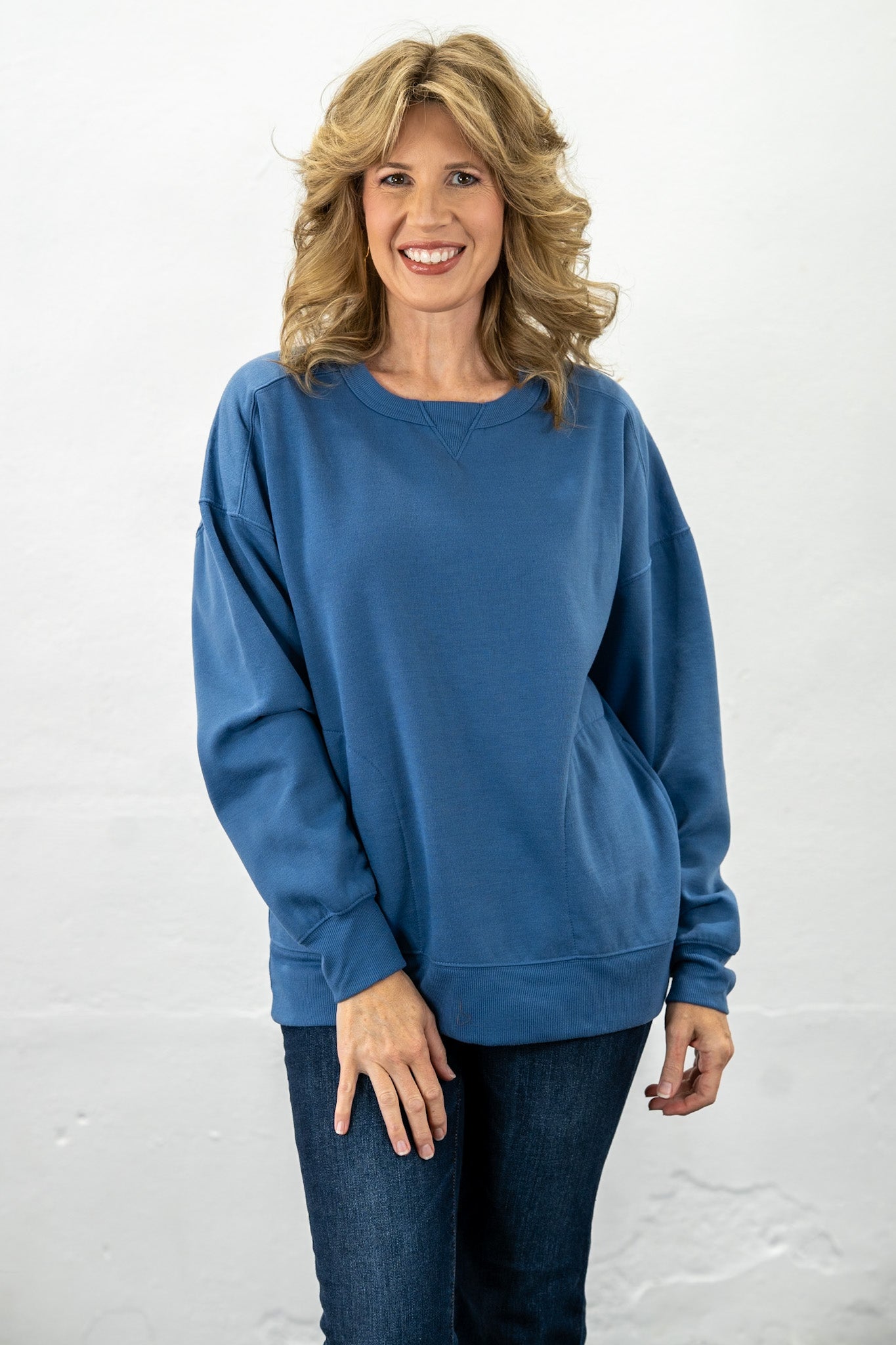 Comfort Club Blue Sweatshirt