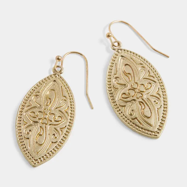 Gold Daydreaming Dangles