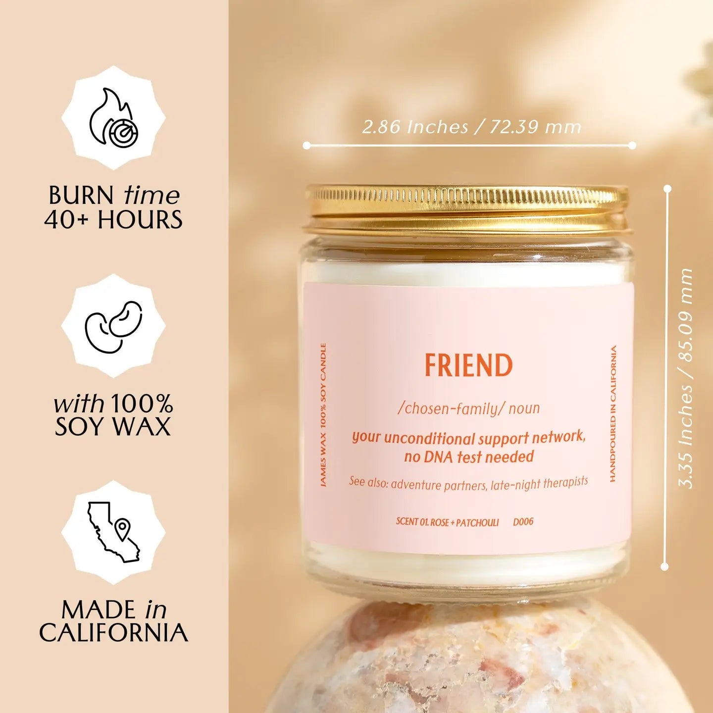 Friend Definition Candle