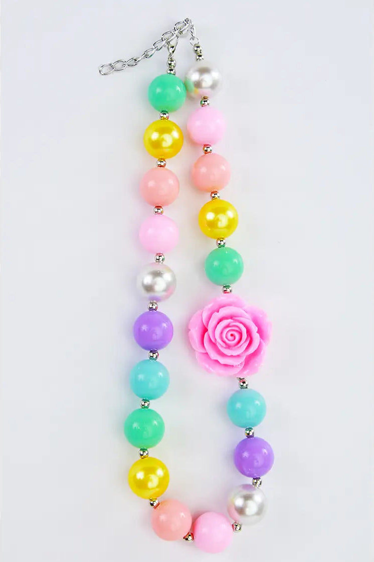 Bubblegum Rose Necklace