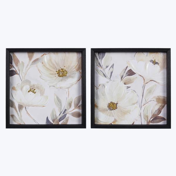 Floral Acrylic Paint Canvas Art-Small