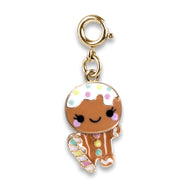 Swivel Gingerbread Man Charm