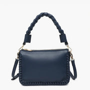 Judith Navy Shoulder Bag