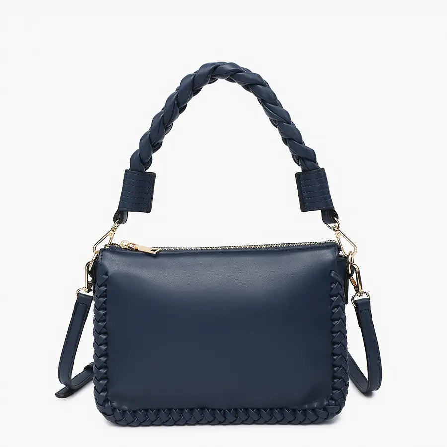 Judith Navy Shoulder Bag