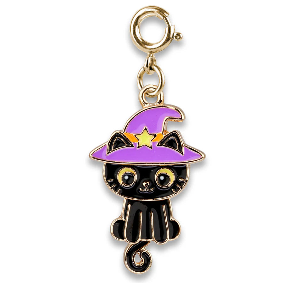 Swivel Black Cat Charm