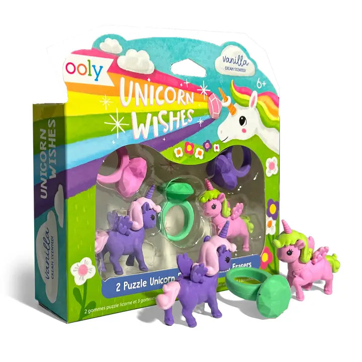 Unicorn Wishes Scented Erasers