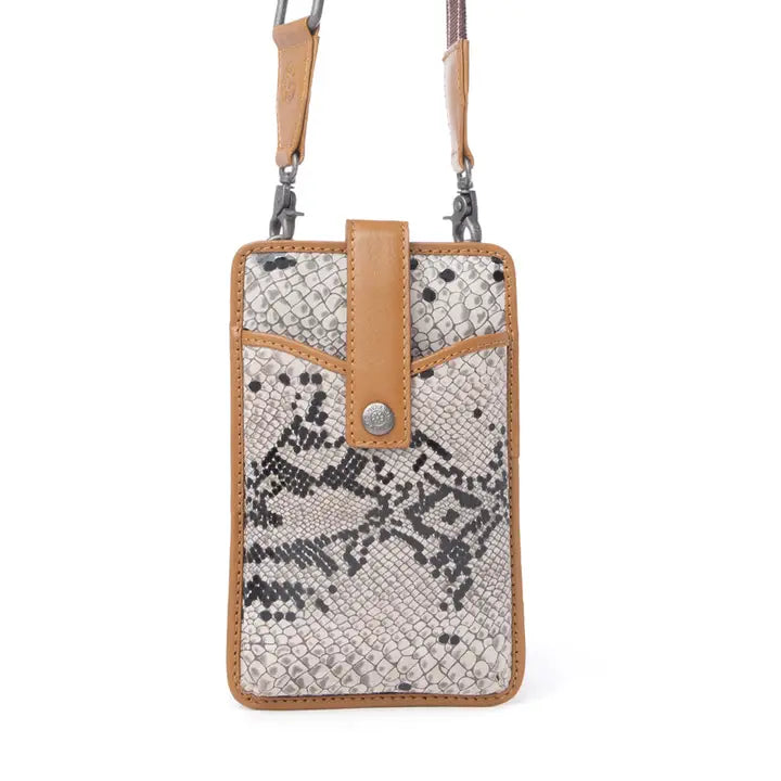 Ebony Snake Phone Crossbody