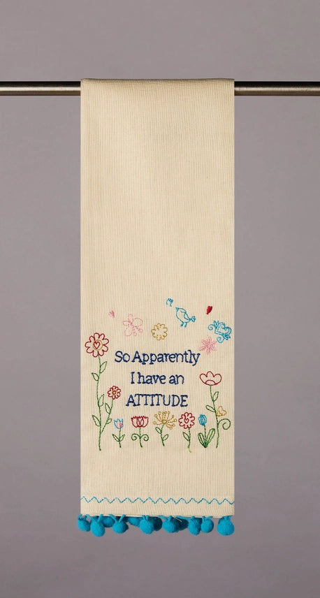 Apparently Attitude Kitchen Towel