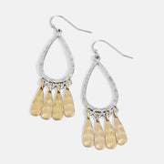 Mixed Metal Dangle Teardrops