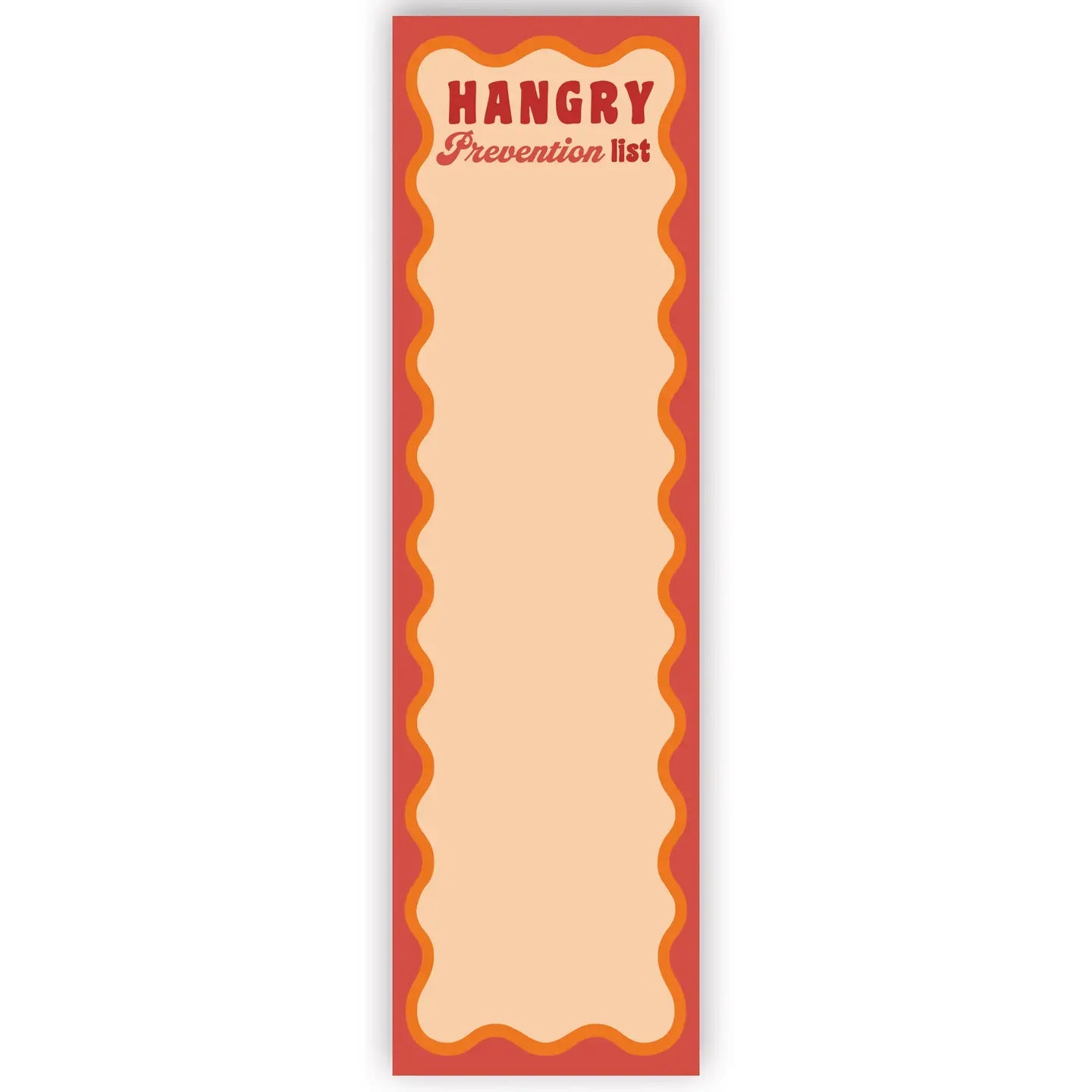 Hangry Prevention List Pad