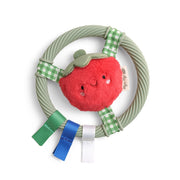 Strawberry Plush Teething Ring