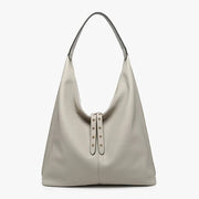 Tori Light Gray Slouchy Hobo