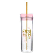 Sparkle & Shine Skinny Tumbler