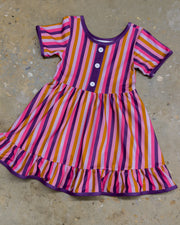 Pretty & Plum Striped Dress
