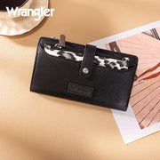 Wrangler Black Leopard RFID Wallet