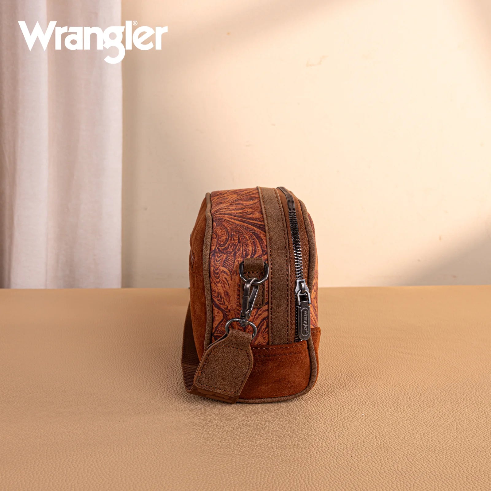 Wrangler Brown Camera Crossbody
