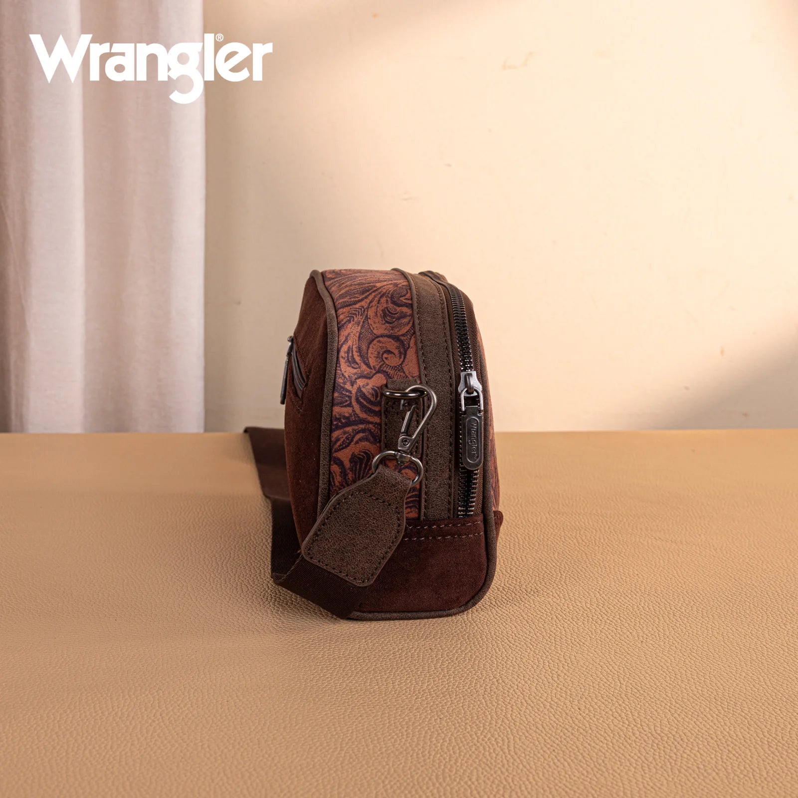 Wrangler Coffee Camera Crossbody