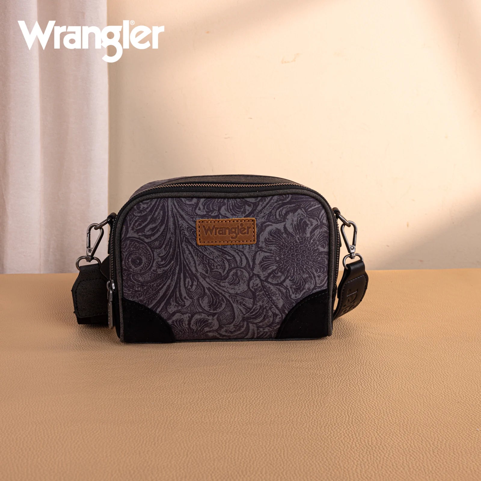 Wrangler Black Camera Crossbody