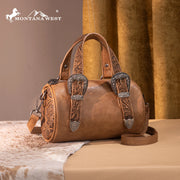 Gambler Tan Mini Barrel Bag