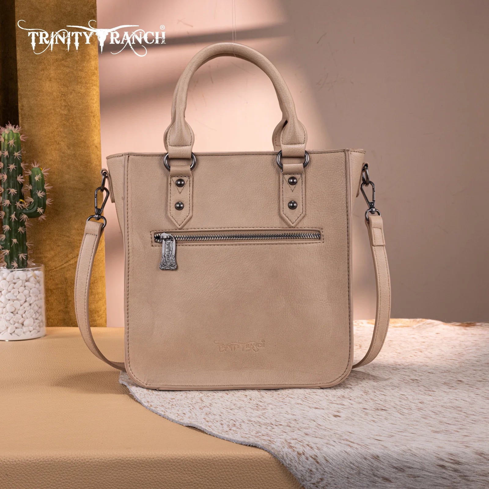 Virginia Tan Tote/Crossbody