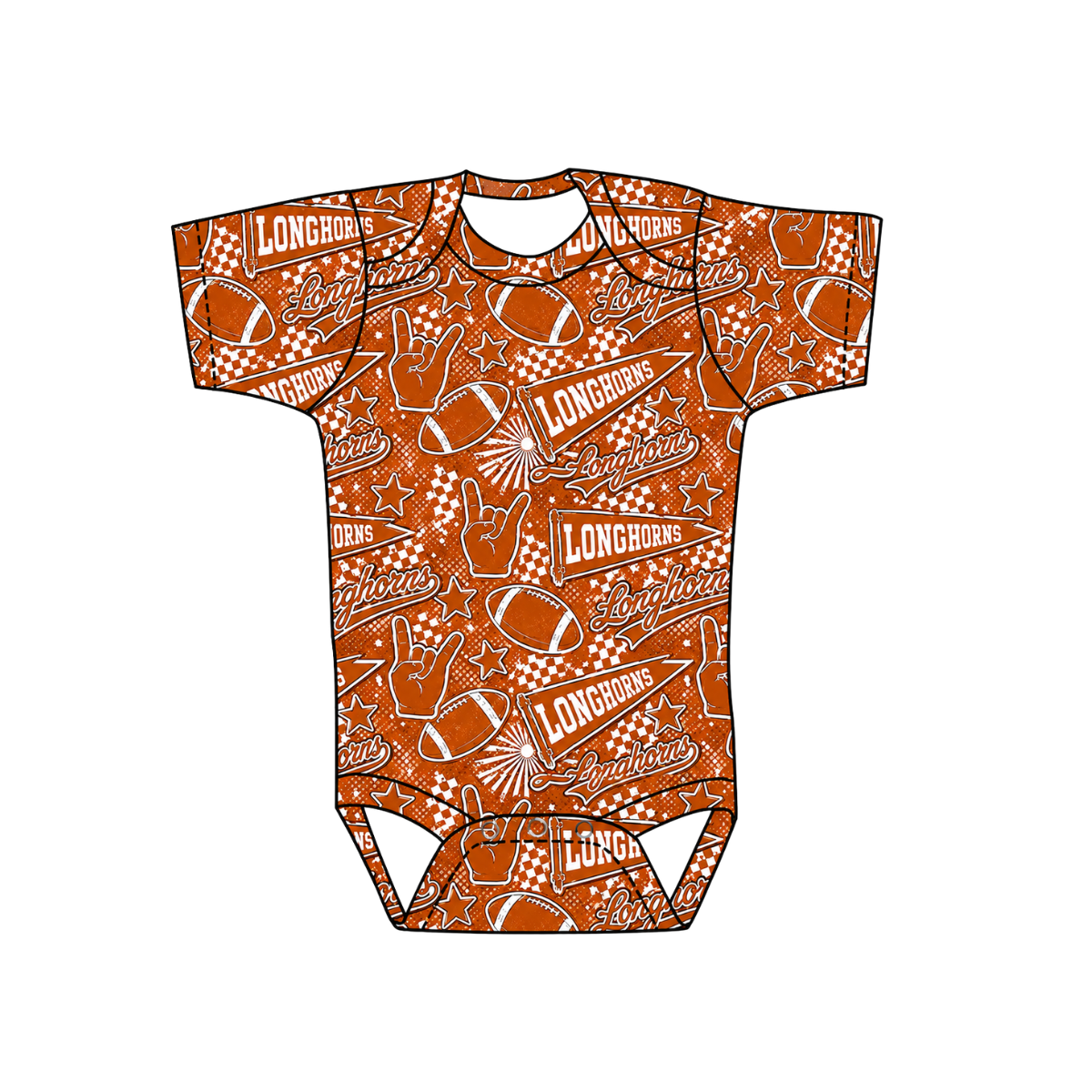 Longhorn Spirit Squad Onesie