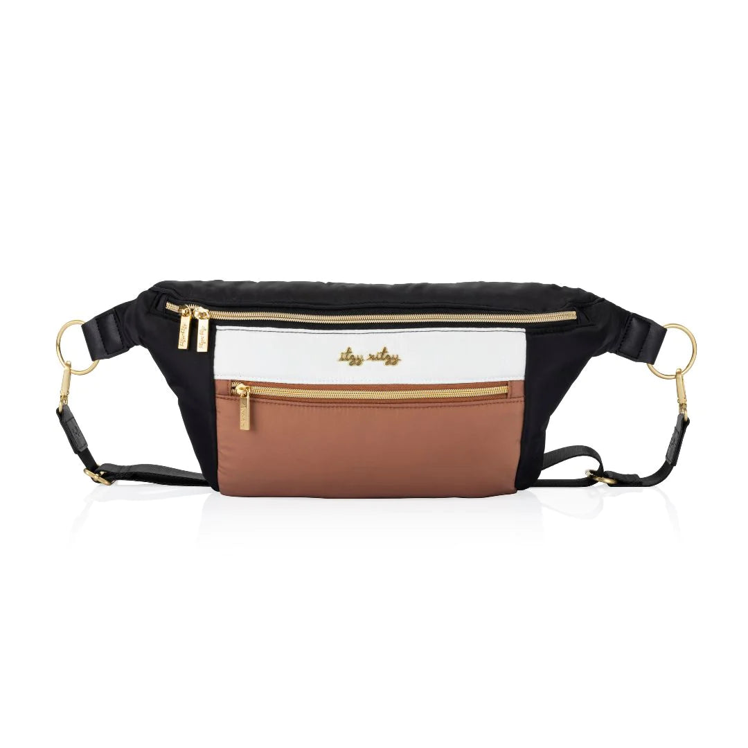 Ritzy Pack™ Fanny Pack & Crossbody Bag- Coffee & Cream