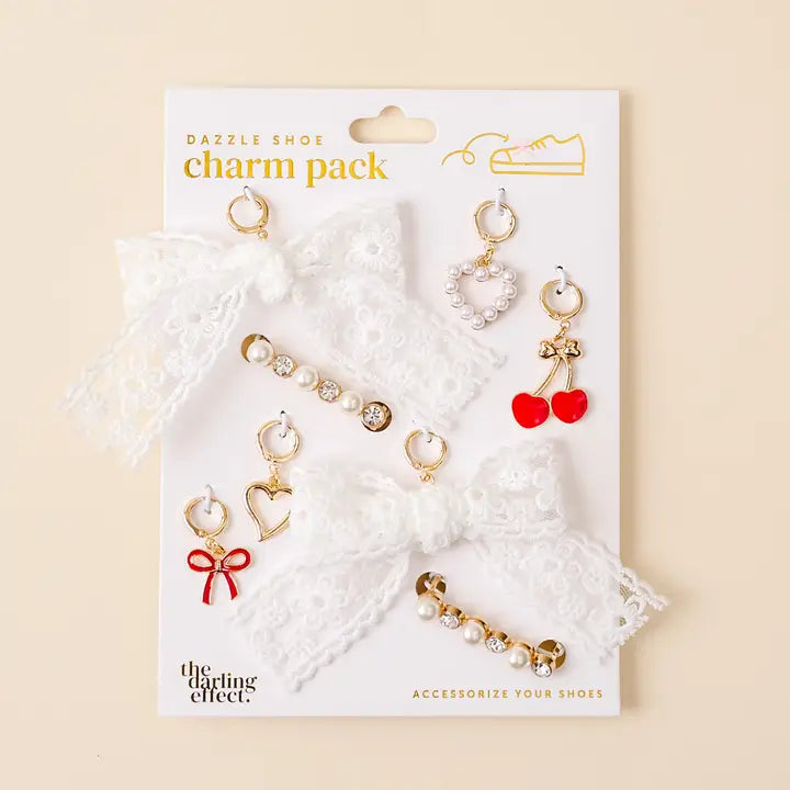 Cherry Twist Shoe Charm Pack - Final Sale!