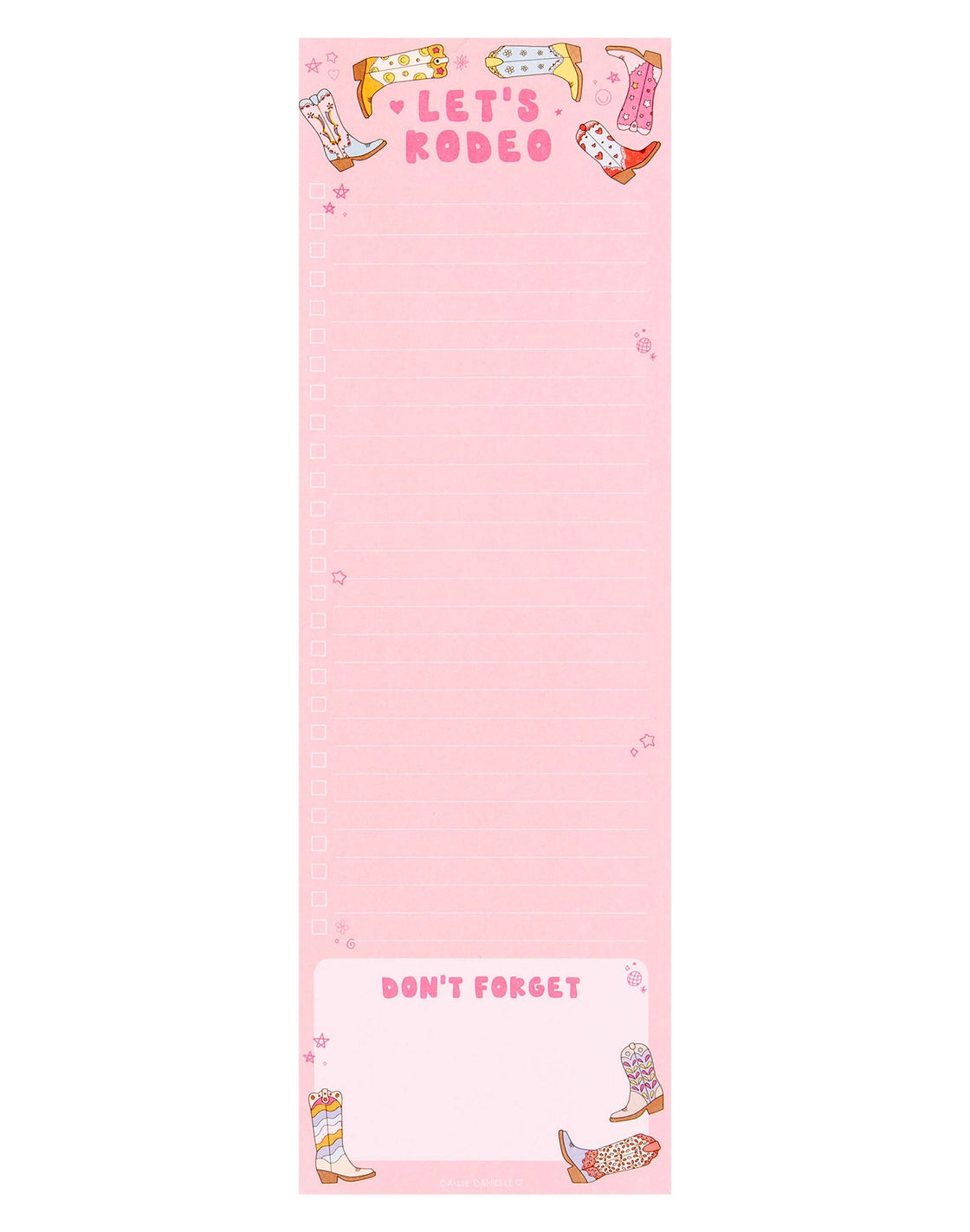 Let's Rodeo Notepad
