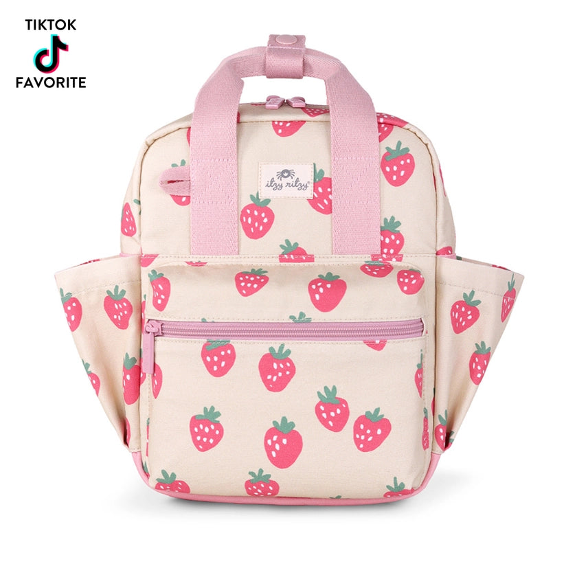 Itzy Bitzy Strawberries + Cream  Backpack