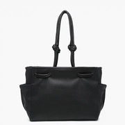 Skylar Black Knotted Tote