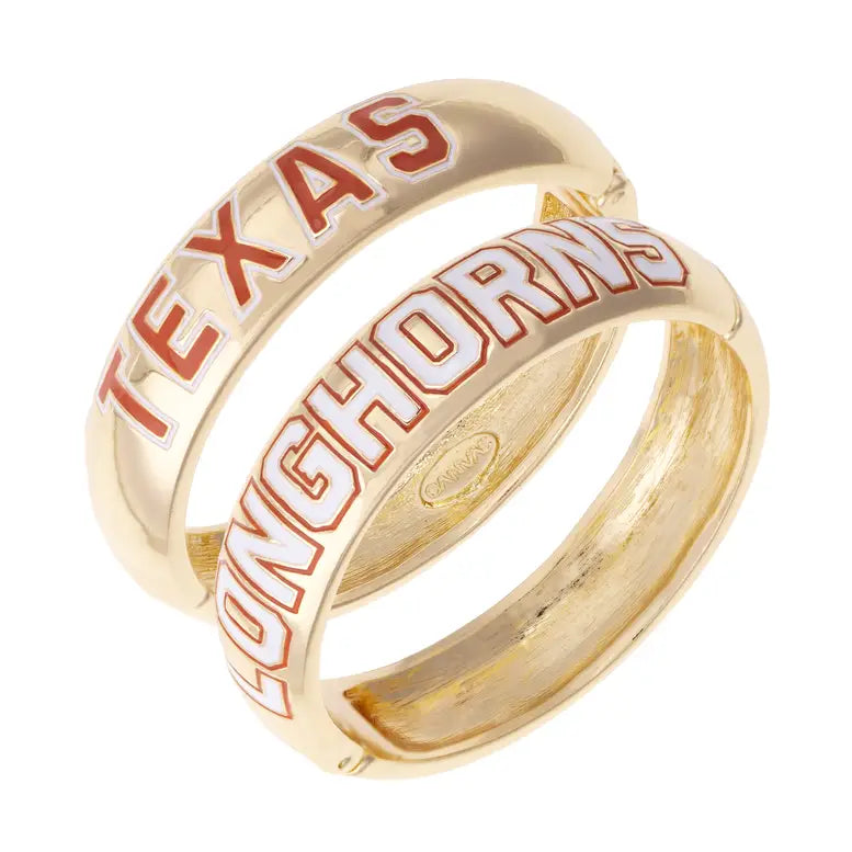 Longhorns Wide Hinged Bangle