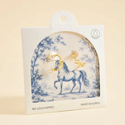 Horse Bit Dainty Hoops