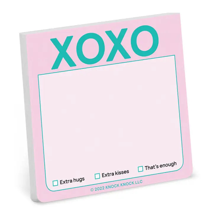 XOXO Sticky Notes