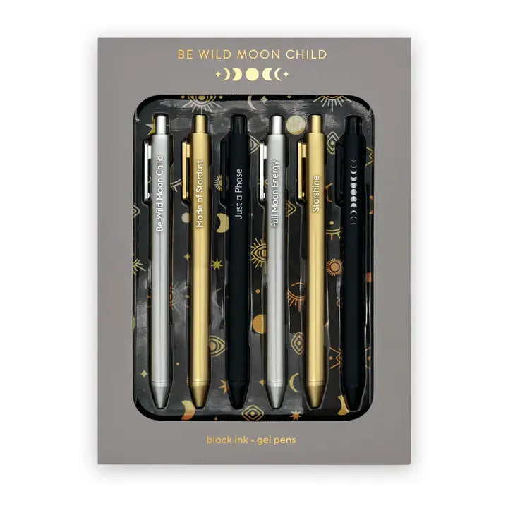 Be Wild Moon Child Gel Pen Set