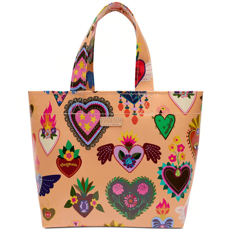 Peach Mini Grab 'N' Go Tote