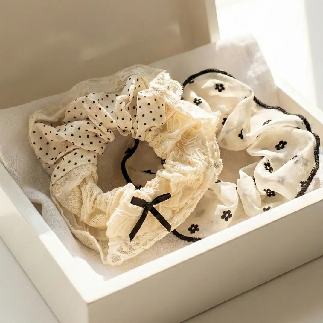 Lizzie 2pc Hair Scrunchies