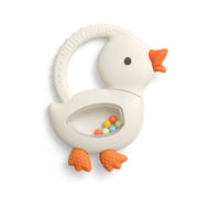 Silicone Duck Rattle Teether