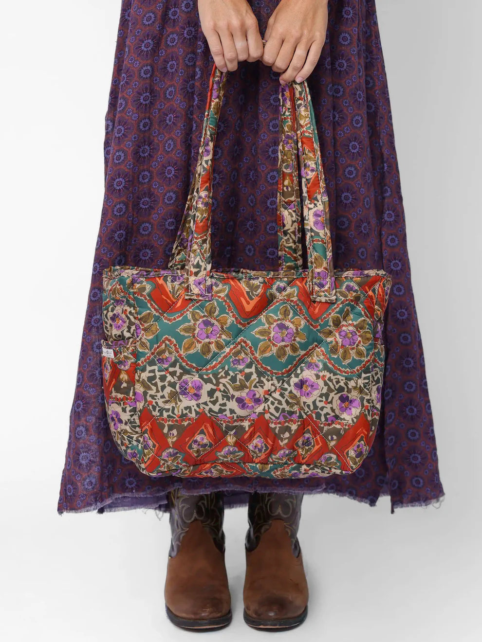 Tuscany Reversible Puffy Tote