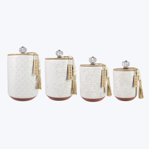 Bonnie Jane 4pc Canister Set