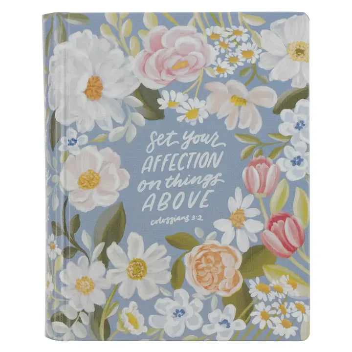 KJV Blue Floral Journaling Bible