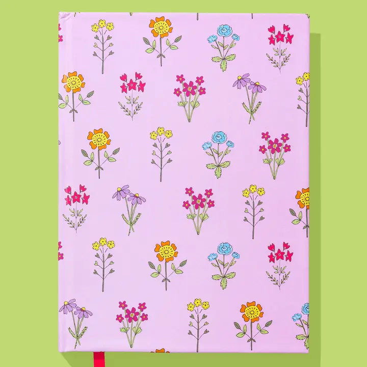 Pink Wildflowers Notebook