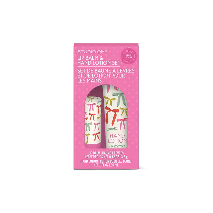 Put A Bow On It Lip Balm & Lotion Set