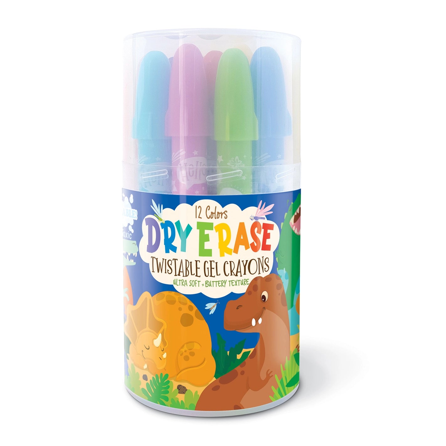 Dinosaur Dry Erase Gel Crayons