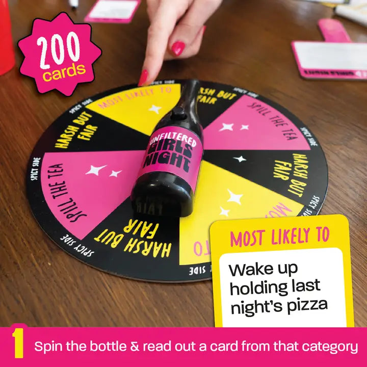 Unfiltered Girls Night Party Game