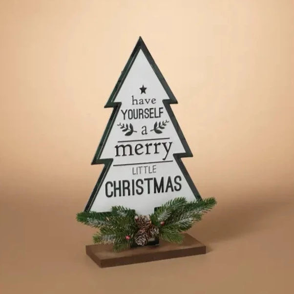 Merry Little Christmas Tabletop Tree