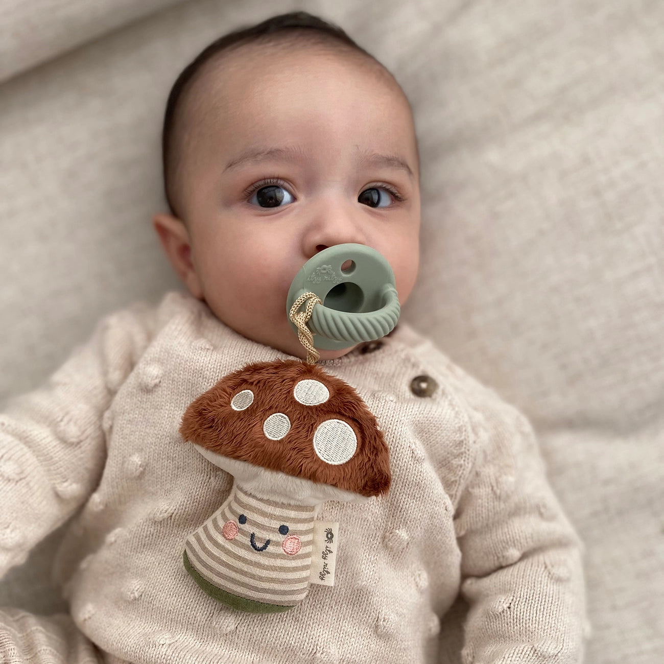 Mushroom Sweetie Pal™ Plush & Pacifier