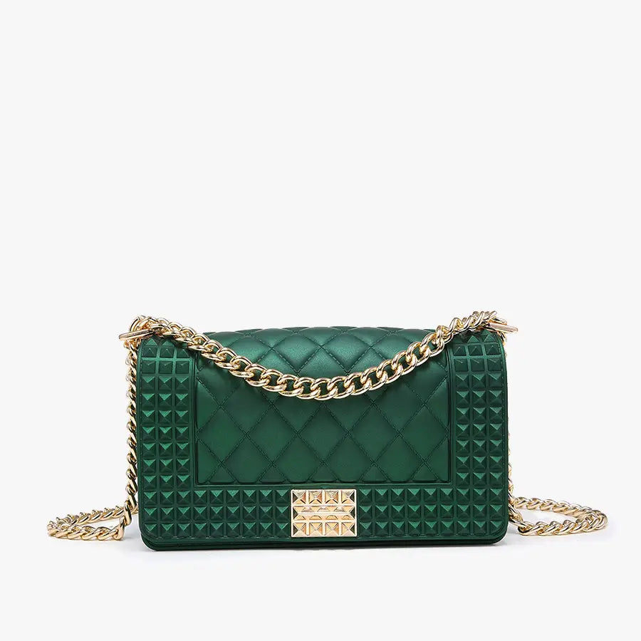 Donna Hunter Studded Clutch