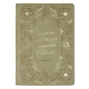 I Can Do All Things Zipper Notebook