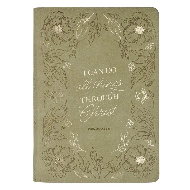 I Can Do All Things Zipper Notebook